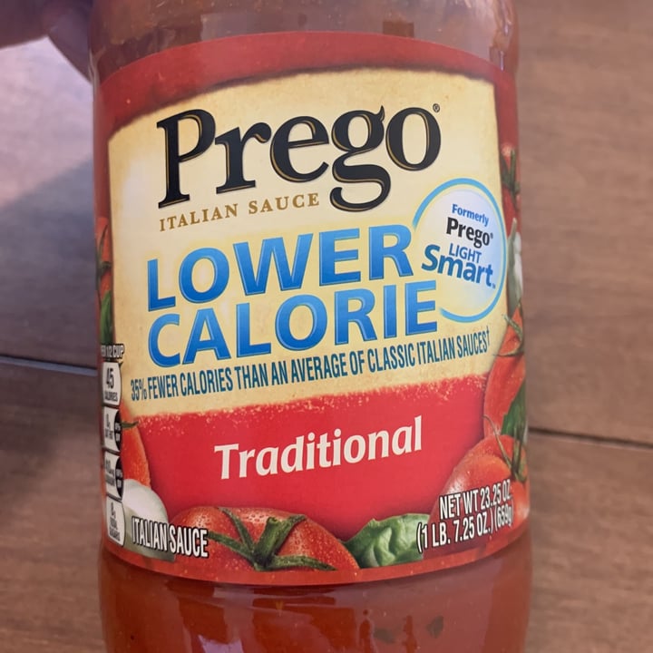 photo of Prego Prego Lower Calorie Traditional Pasta Sauce shared by @inkymycat on  31 Aug 2021 - review
