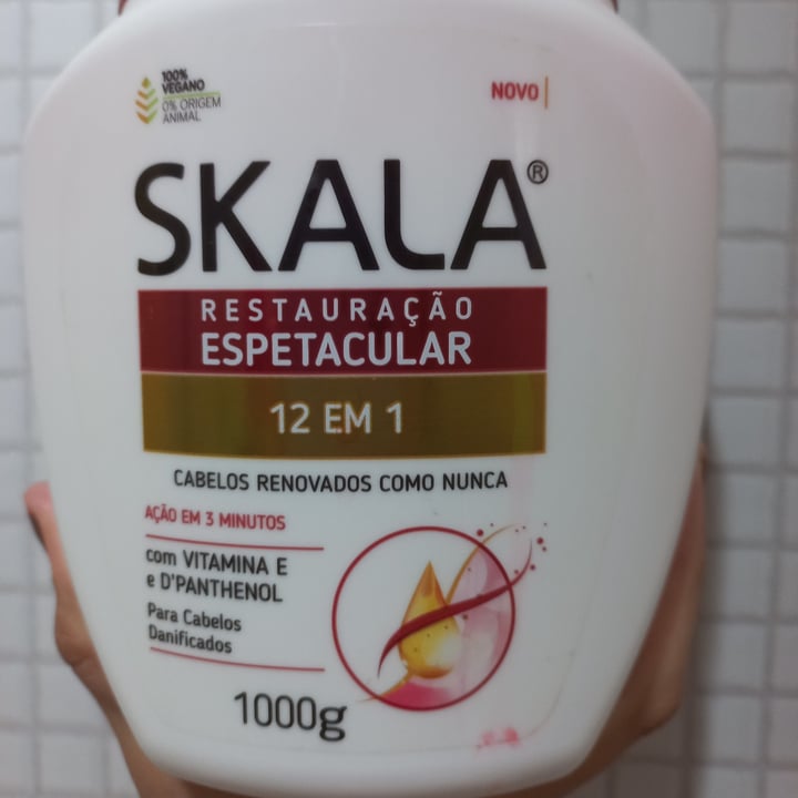 review photo of Skala creme de tratamento condicionador restauração 12 em 1 plus shared by @anaelisa26 on 06 May 2022 - review