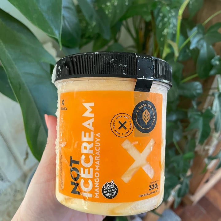 photo of NotCo Not Icecream Mango Maracuyá shared by @pini2308 on  03 Oct 2022 - review