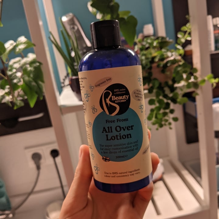 photo of Beauty Kitchen Free From All Over Lotion shared by @vgntraveler on  25 Dec 2020 - review