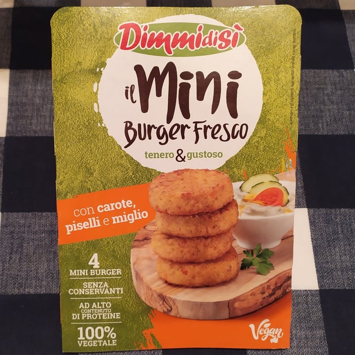 photo of Dimmidisi Mini Burger Carote, Pisello E Miglio shared by @senja on  29 Mar 2022 - review