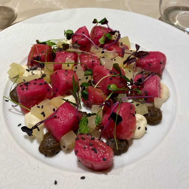 photo of Linfa Milano - Eat Different Gnocchetti dello chef al rosa di barbabietola shared by @bennifromthebloc on  27 Nov 2021 - review