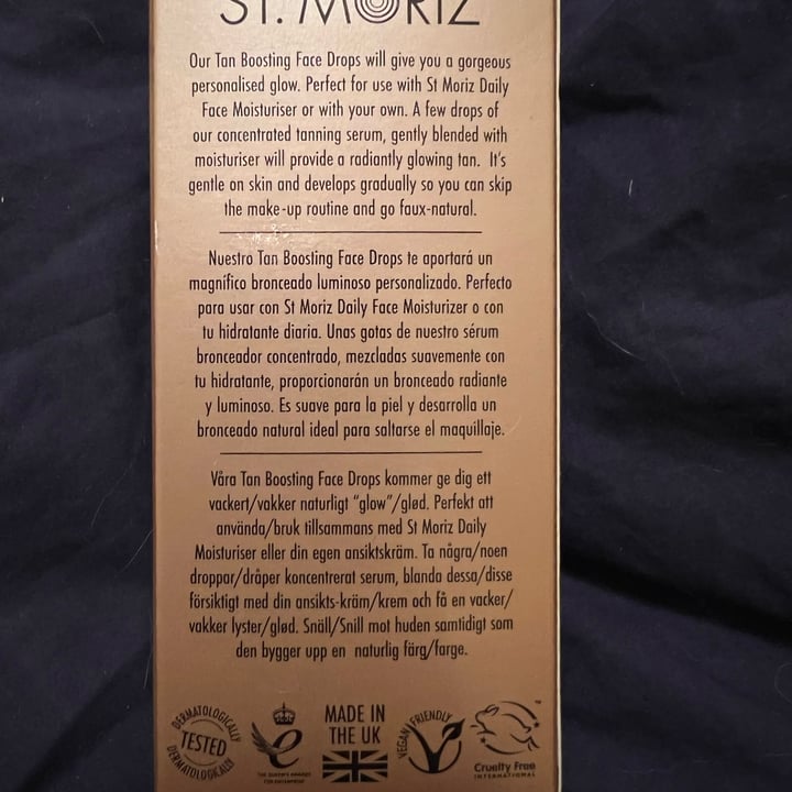 photo of St Moritz Serum Facial Bronceador shared by @laraner on  09 Oct 2022 - review