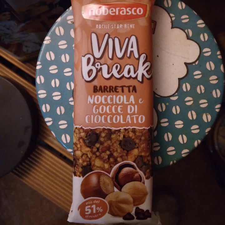 review photo of Noberasco Viva Break nocciola e gocce di cioccolato shared by @giuliacarosio on 06 Nov 2022 - review