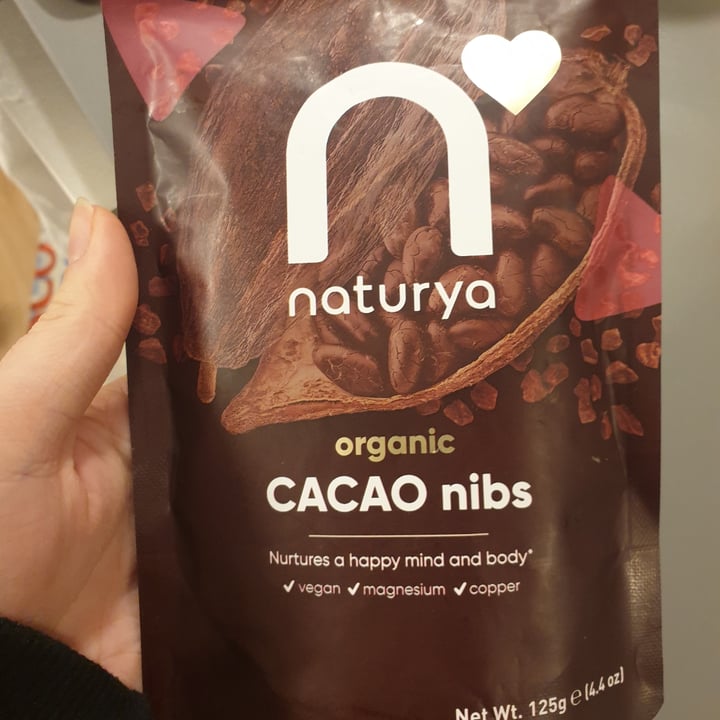 photo of Naturya Organic Cacao nibs shared by @carlottaclare on  24 Nov 2020 - review
