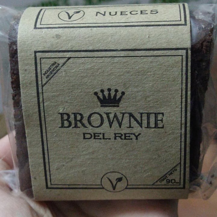photo of Brownie del Rey Brownie con Nueces shared by @jorgelinavegana on  22 Feb 2021 - review