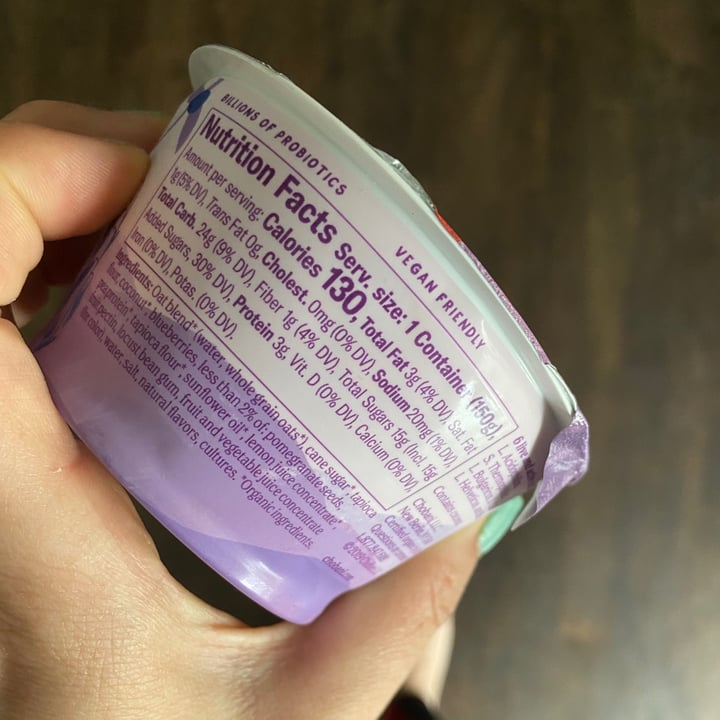 review photo of Chobani Oat-Based Blueberry Pomegranate Yogurt shared by @fitbitchsoypreme on 23 May 2020 - review