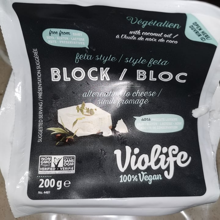 photo of Violife Feta Block - Greek White shared by @emberattack on  22 Mar 2021 - review