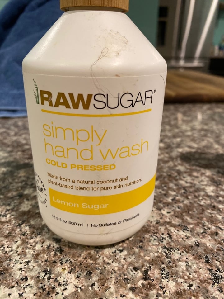 photo of Raw Sugar Simple Hand Wash shared by @vpruitt on  25 Feb 2020 - review