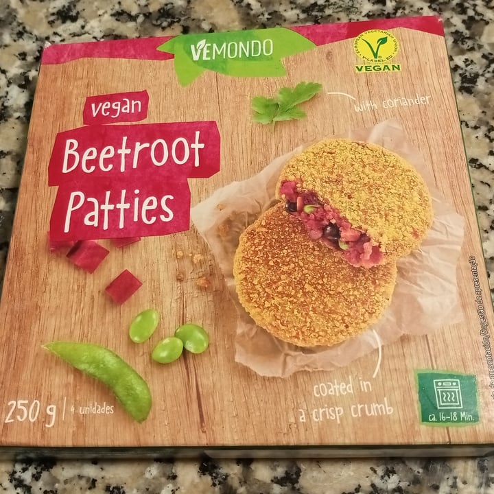 photo of Vemondo Vegan Beetroot Patties shared by @titoherbito on  30 Dec 2021 - review
