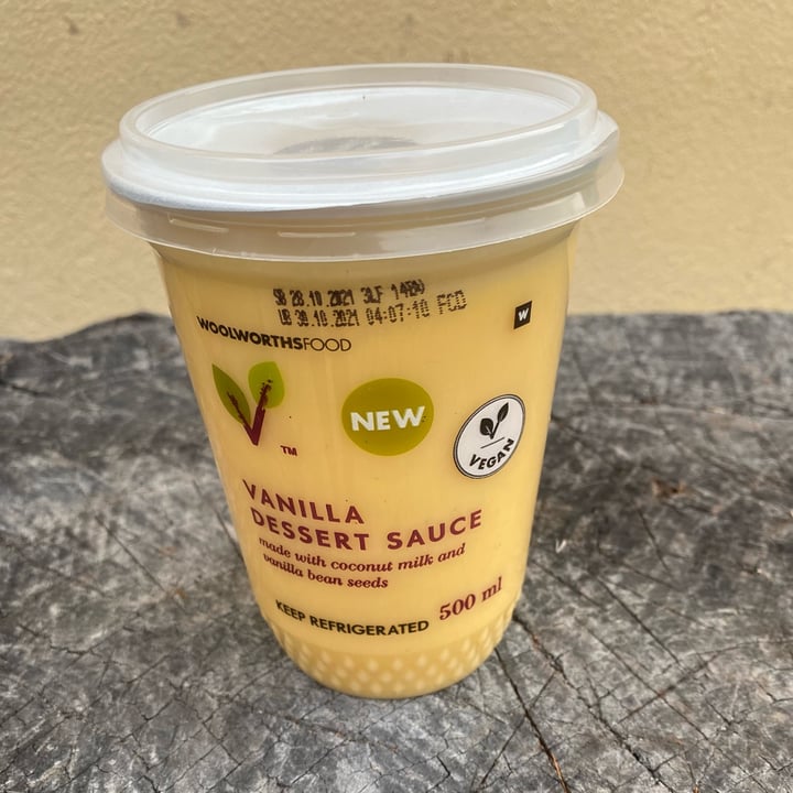 photo of Woolworths Food Vanilla dessert sauce shared by @marcytheresa on  21 Oct 2021 - review