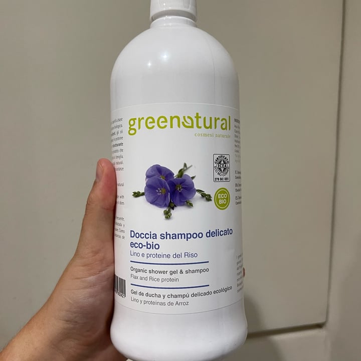 photo of Greenatural Doccia Shampoo Lino E Riso shared by @aliclinomaniac on  10 Oct 2021 - review