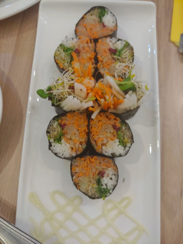 photo of Yes Natural Restaurant Sushi Roll shared by @vegananu on  17 Apr 2019 - review