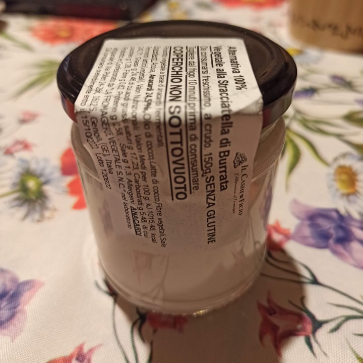 review photo of Il CashewFicio Alternativa 100% vegetale alla Stracciatella di Burrata shared by @ste83 on 28 Sep 2022 - review