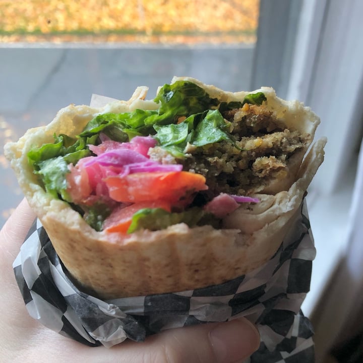 review photo of Fig Mediterranean Deli Falafel Wrap shared by @somegirl on 13 Nov 2021 - review