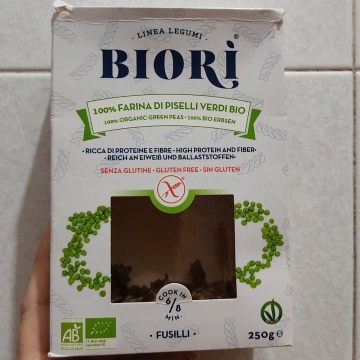 review photo of Biori Biorì Fusilli Di Farina Di Piselli Verdi Bio shared by @aciredefdumbr on 28 Jan 2022 - review