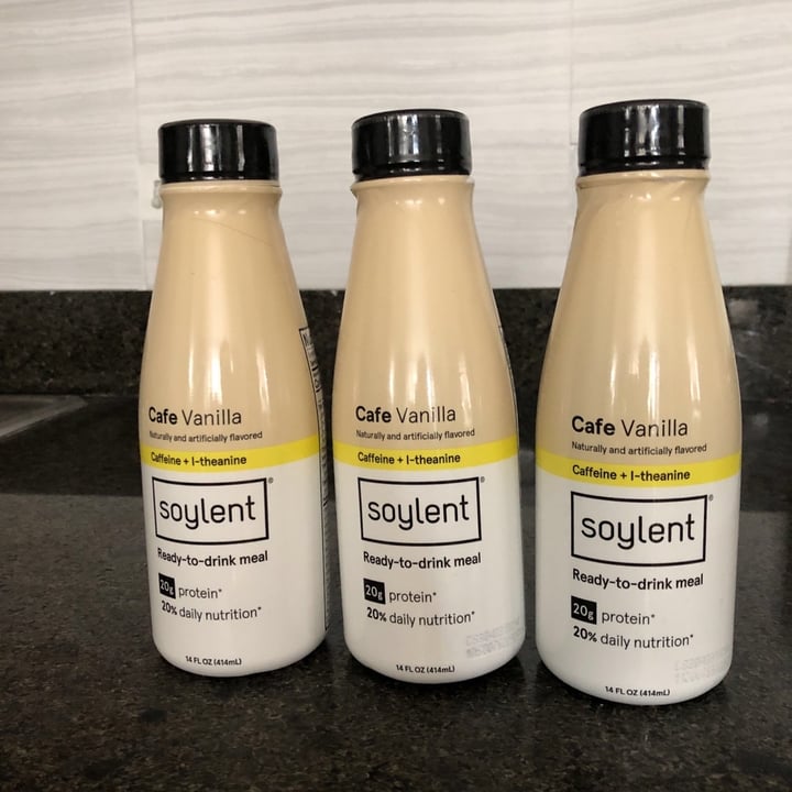 photo of Soylent Cafe Vanilla shared by @kckellydoggy on  06 Jun 2020 - review