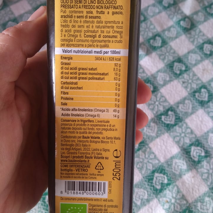 photo of Il baule volante Olio semi di lino shared by @ssandrine on  15 Mar 2022 - review