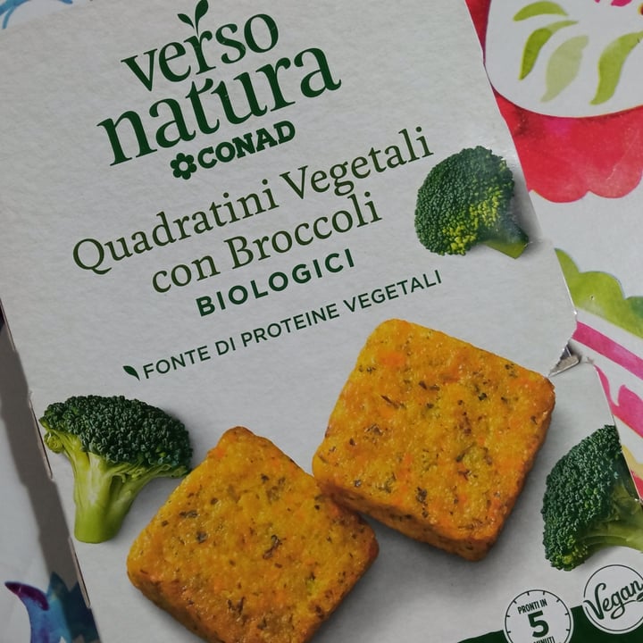 review photo of Verso Natura Conad Veg Quadratini vegetali con broccoli biologici shared by @ginagior on 19 Oct 2022 - review