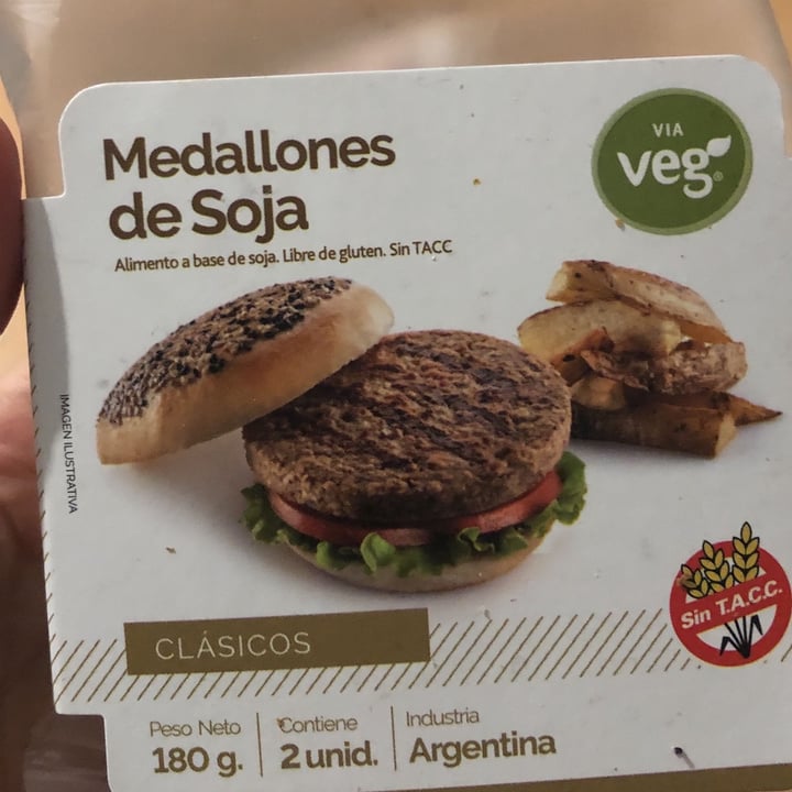 photo of Via Veg Medallones De Soja shared by @clarabarelli on  05 Oct 2021 - review