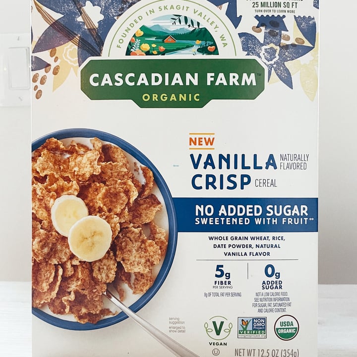 photo of Cascadian Farm Vanilla Crisp Cereal shared by @stephmh17 on  08 Oct 2021 - review