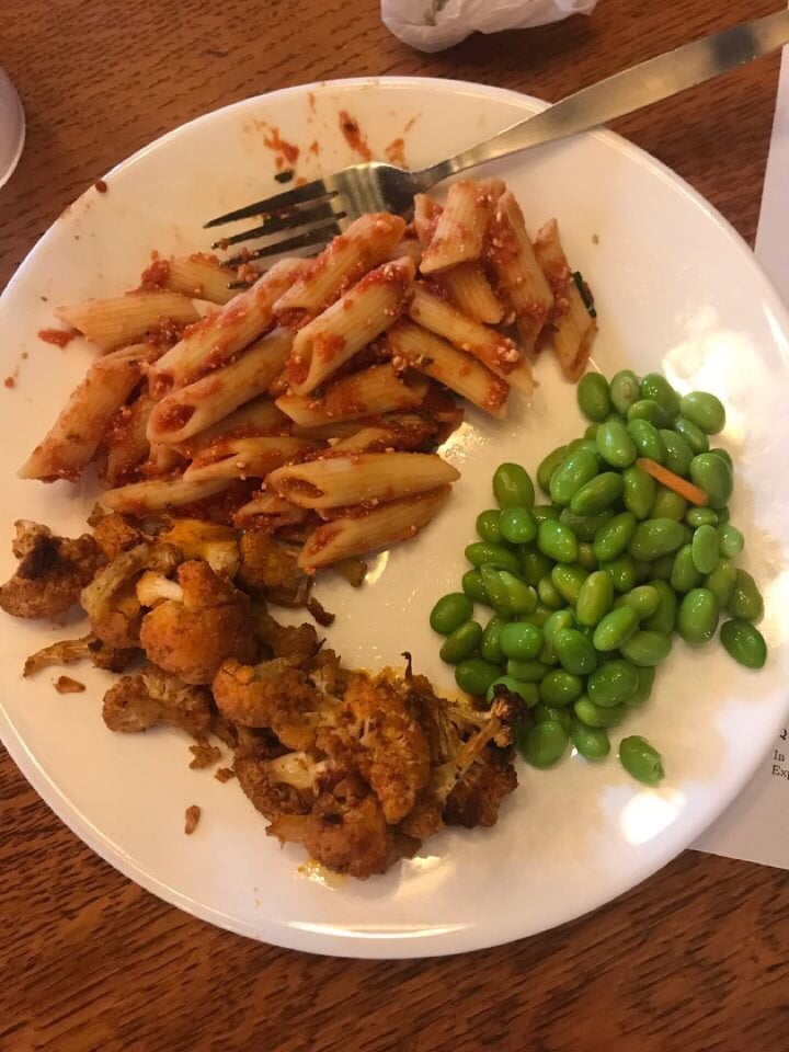 photo of null Pasta, cauliflower, and edamame shared by @jharisay on  18 Oct 2018 - review