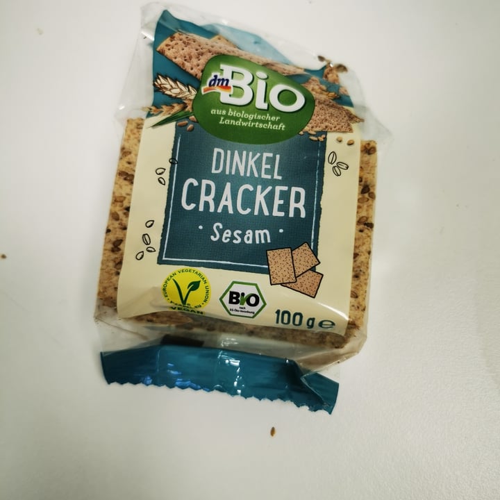 photo of dmBio Dinkel cracker sesam shared by @valentinacanepa on  07 Mar 2022 - review