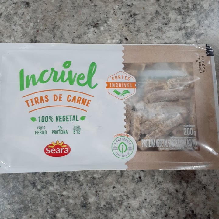 review photo of Incrível - Seara Tiras De Carne shared by @dacanal on 25 Jul 2022 - review
