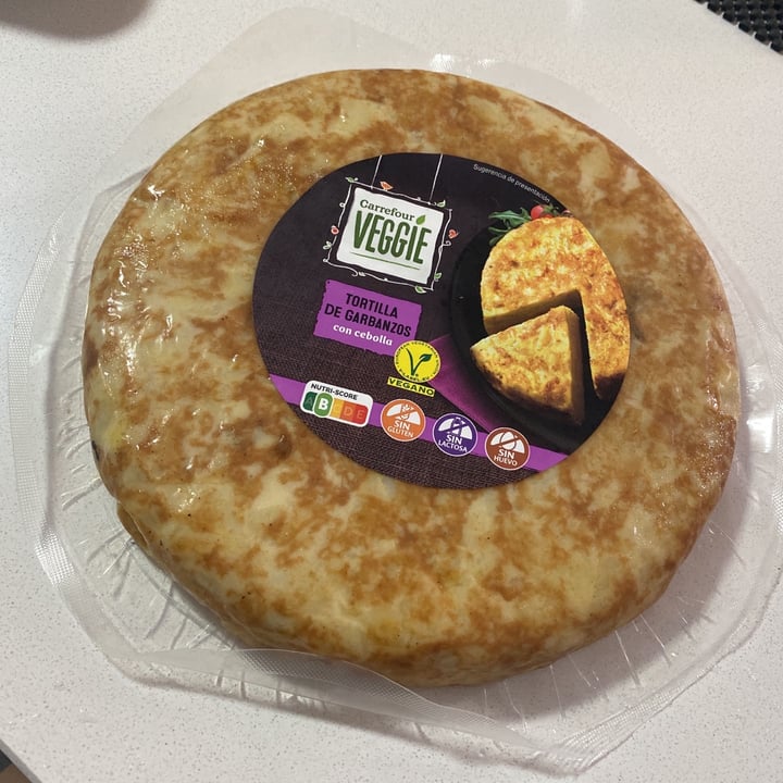 review photo of Carrefour Tortilla De Garbanzo Con Cebolla shared by @nereagmzz18 on 23 Sep 2021 - review