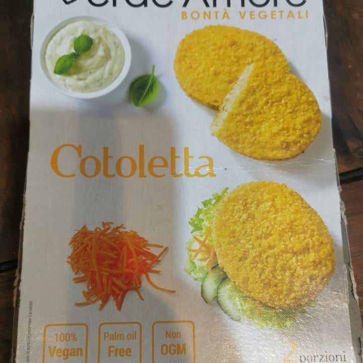 photo of Verde Amore Cotolette vegetali shared by @melisandra on  06 Oct 2022 - review