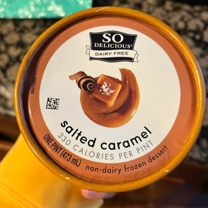 photo of So Delicious Dairy Free Salted caramel Non-dairy Frozen Dessert shared by @akajan on  25 Jan 2022 - review