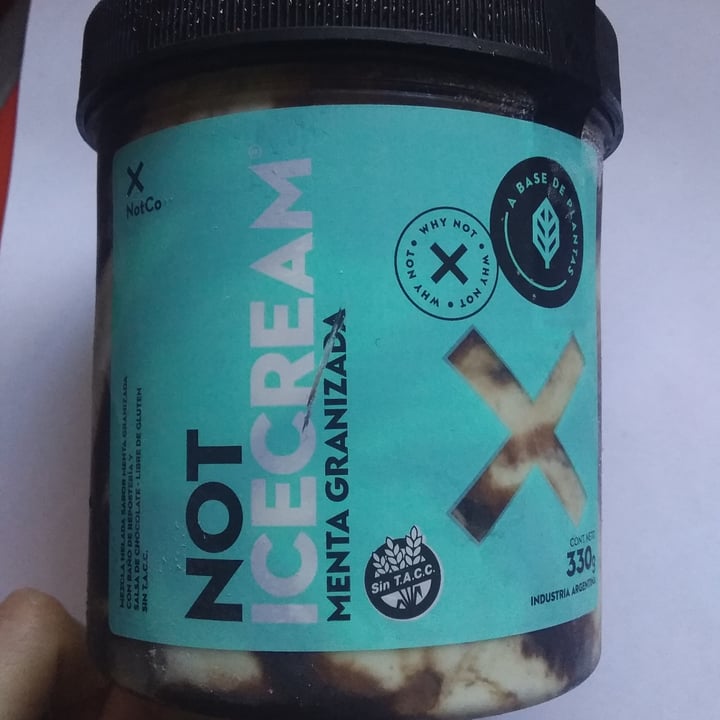 photo of NotCo Not Icecream Menta Granizada shared by @delfinaaaaa on  07 Mar 2022 - review