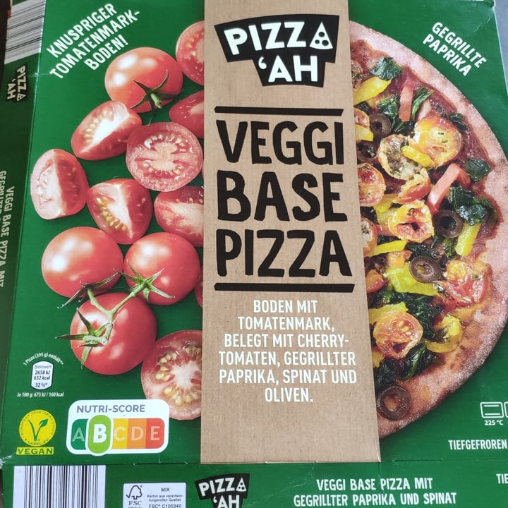 review photo of PIZZ‘AH veggi base pizza, peperoni grigliati shared by @egcmi on 23 Sep 2021 - review