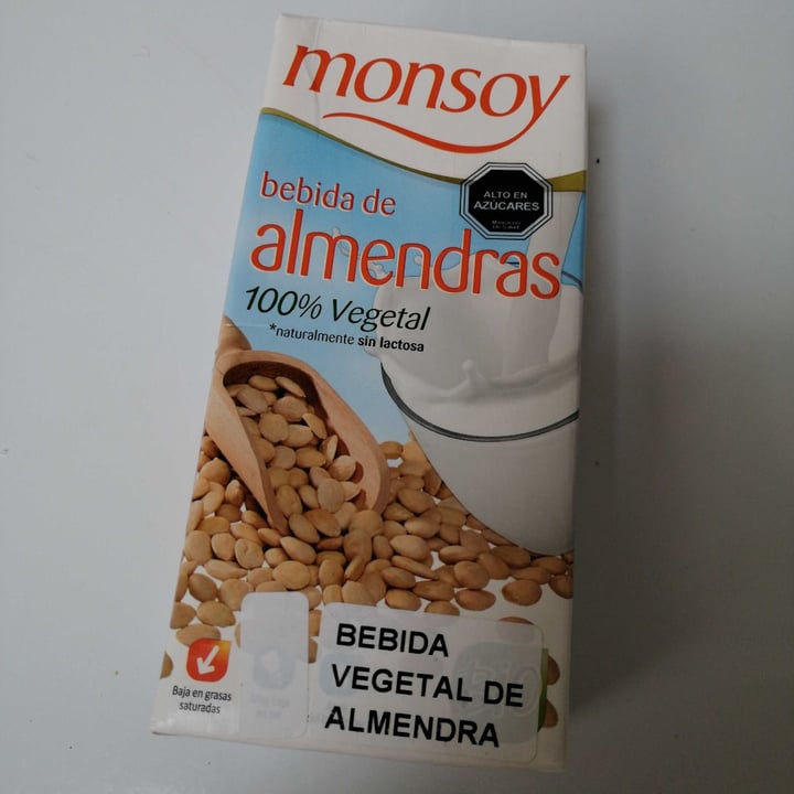photo of Monsoy Leche de almendras shared by @gabriellepeace on  28 Jan 2020 - review