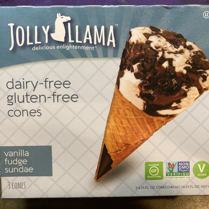 photo of Jolly Llama Vanilla fudge sundae shared by @compassionatekisses on  23 Jul 2021 - review
