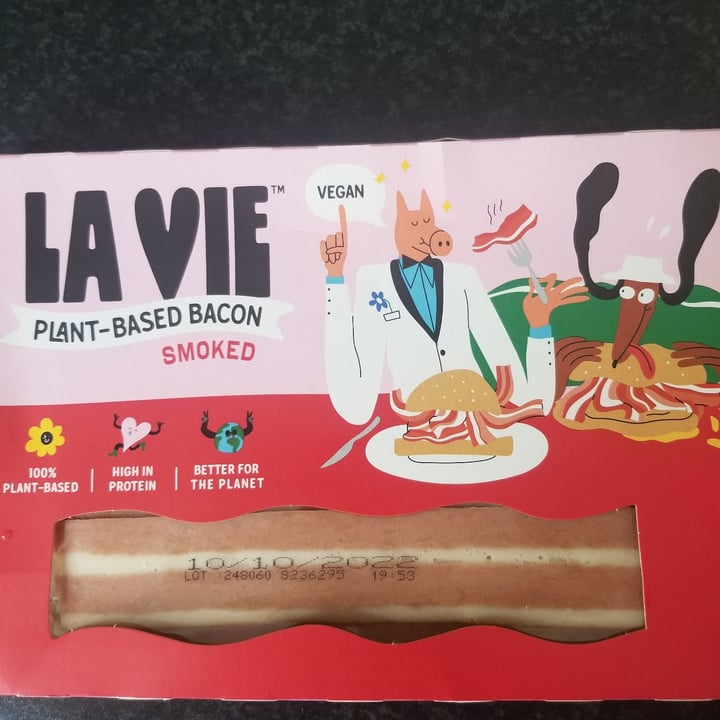 photo of La Vie Foods plant based bacon shared by @rockchic on  01 Oct 2022 - review