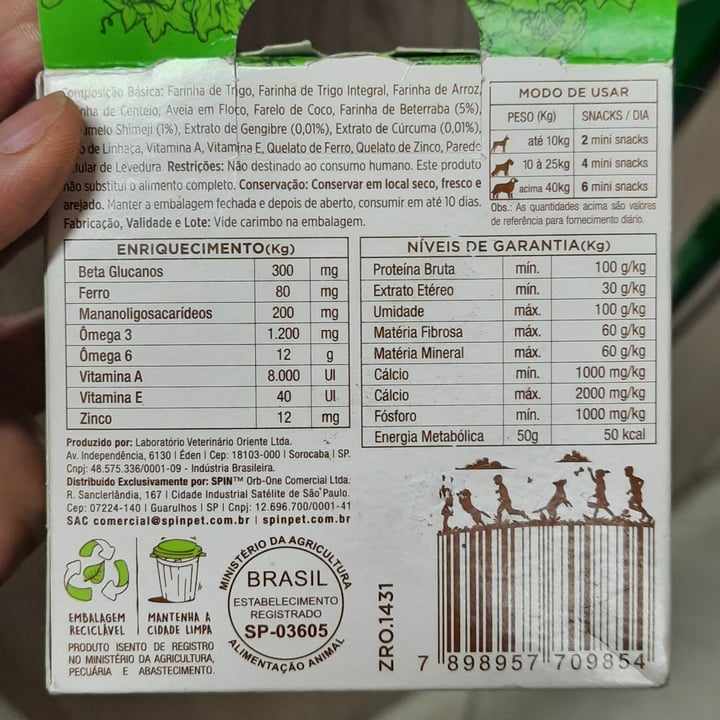 review photo of spin pet is life Biscoito assado shared by @arqlele on 17 Jun 2022 - review