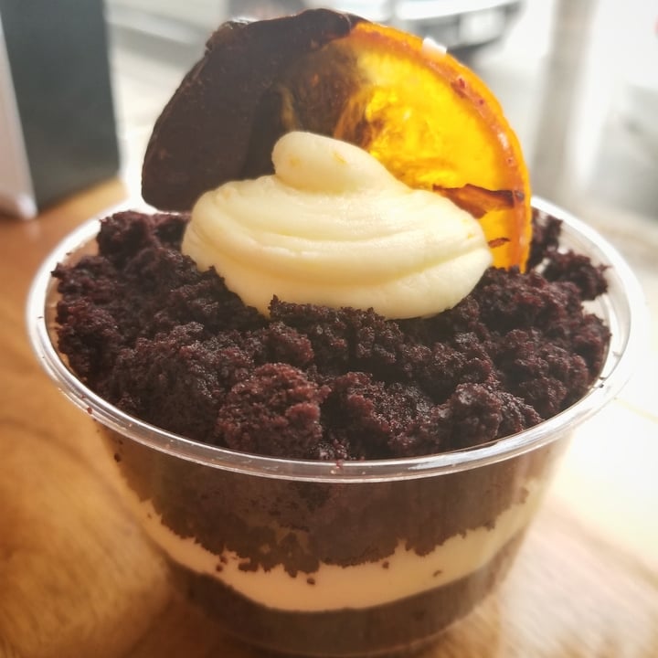 photo of Crumbled Vegan Chocolate Orange Cake Bowl shared by @plantpoweredpotato on  08 Jun 2021 - review