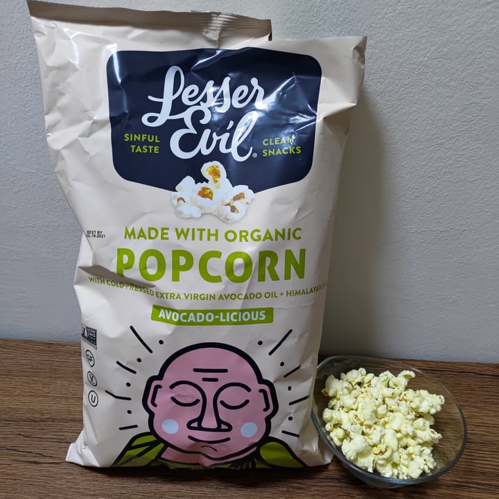 photo of Lesser Evil Snacks Avocado-licious popcorn shared by @stevenneoh on  08 Apr 2021 - review