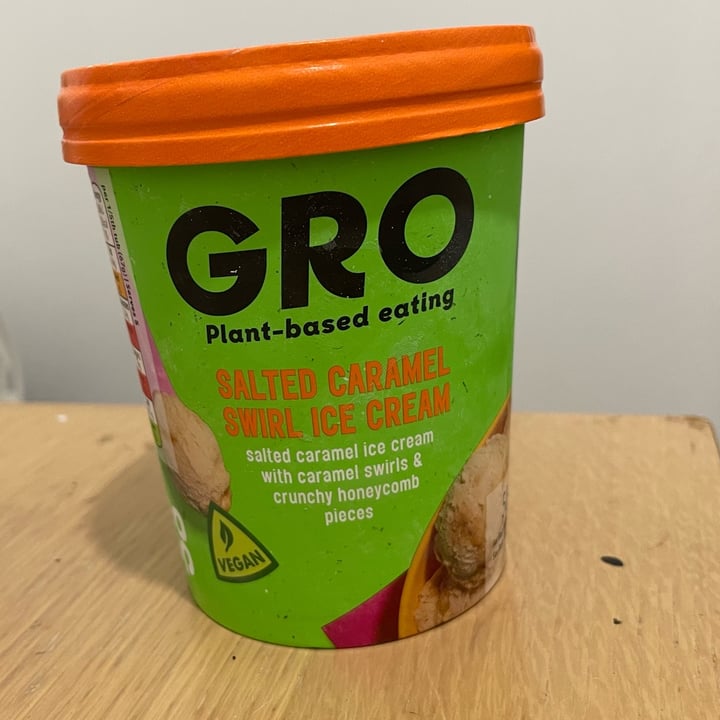 photo of GRO Salted Caramel Swirl Ice Cream shared by @olivejuice on  10 Dec 2022 - review