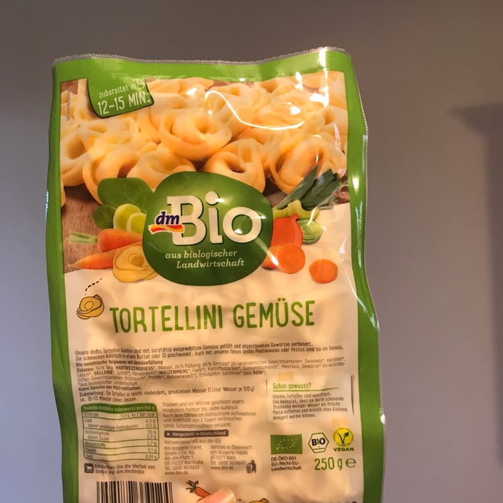 photo of dmBio Tortellini Gemüse shared by @giuliaazorzi on  15 Dec 2021 - review