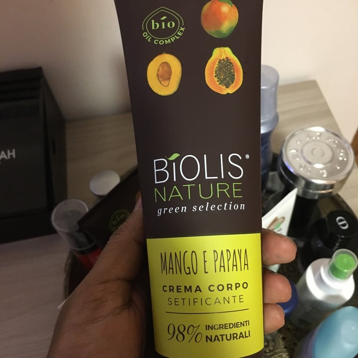 photo of Biolis Nature Crema Corpo Mango e Papaya shared by @selfcolouredan on  11 Oct 2020 - review