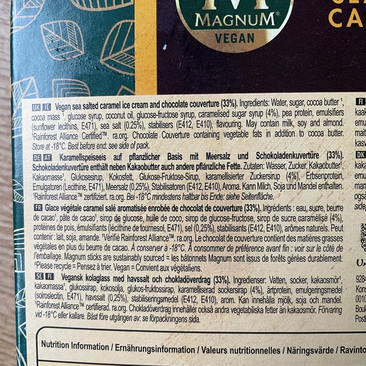 review photo of Magnum Dairy Free Sea Salt Caramel shared by @julyn on 20 May 2021 - review