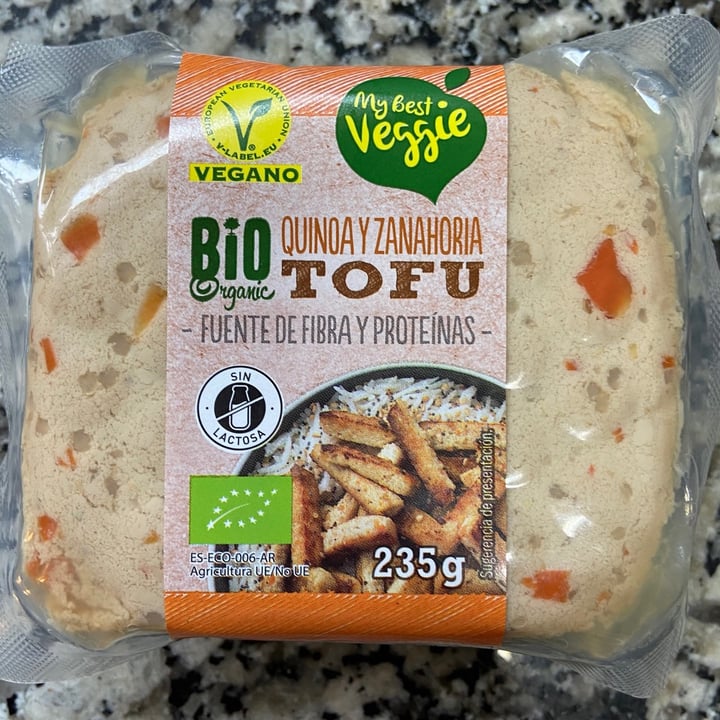 photo of My Best Veggie Bio Tofu Zanahoria Quinoa shared by @francescbox on  05 Nov 2020 - review