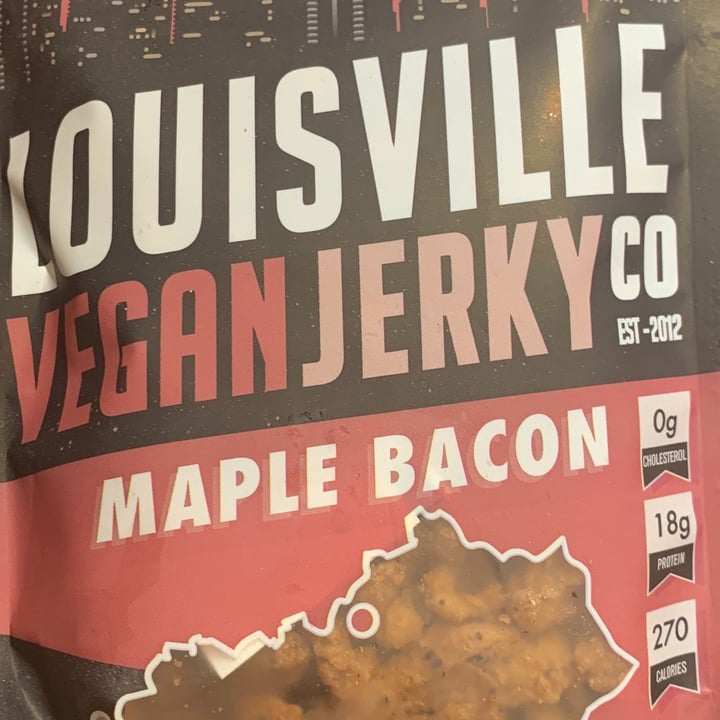 photo of  Louisville Vegan Jerky Co. Maple Bacon shared by @kriistie on  13 Mar 2022 - review