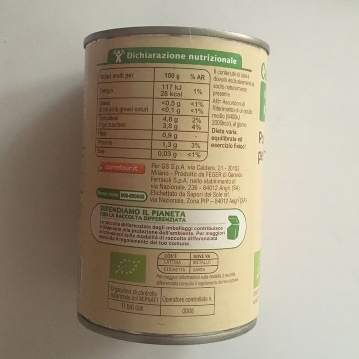 photo of Carrefour Bio Pomodori pelati shared by @lavililith91 on  11 Jan 2022 - review
