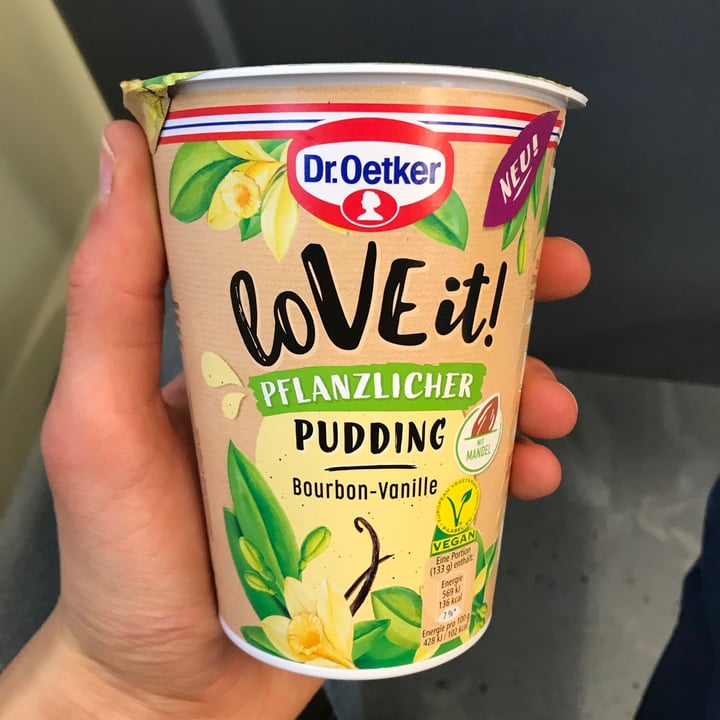 photo of Dr. Oetker Love it! Pflanzlicher Pudding Bourbon-Vanille shared by @david- on  16 Feb 2021 - review