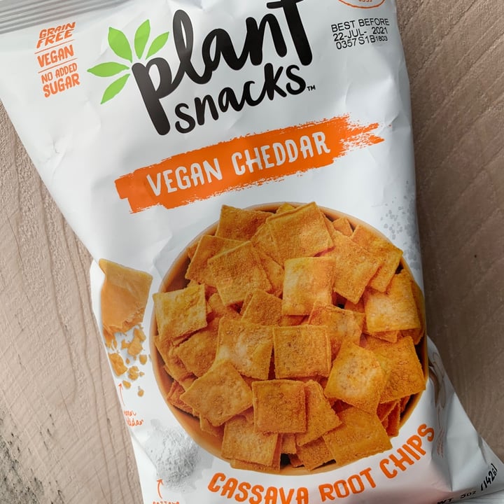 photo of Plant Snacks Plant Snacks Vegan Cheddar Chips shared by @allhess on  03 Feb 2021 - review