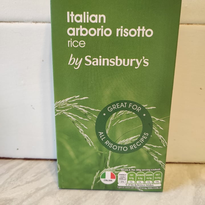 photo of Sainsbury's Italian Arborio Risotto Rice shared by @tuscanvegan on  28 Dec 2021 - review