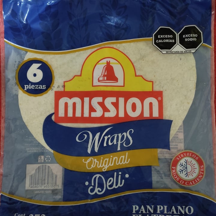 photo of Mission Foods Mission Wraps Original shared by @morritavegana on  30 Sep 2021 - review